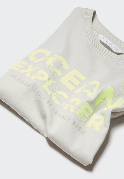 MANGO - T-shirt explorer - sand