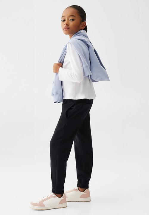 MANGO - Trousers susan - black