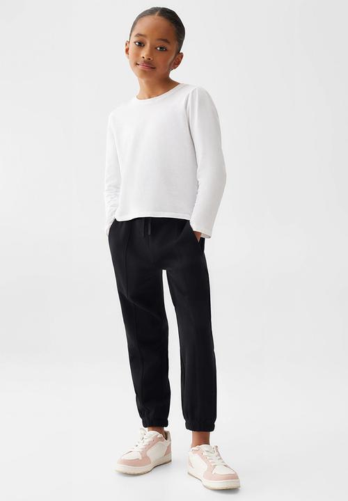 MANGO - Trousers susan - black