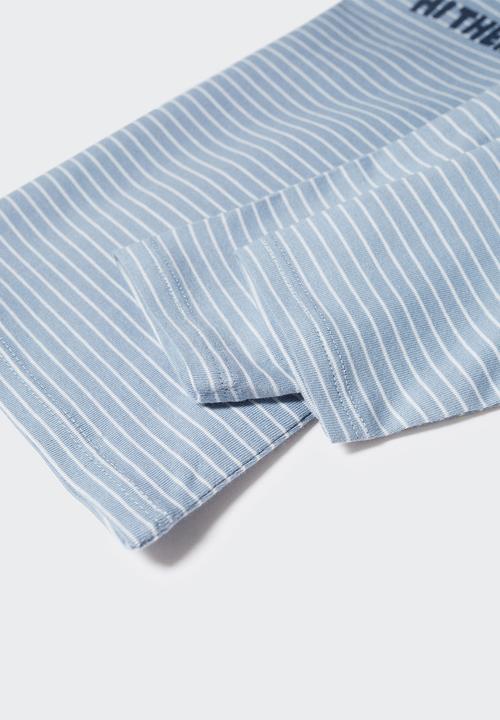 MANGO - T-shirt ivan 4 - blue