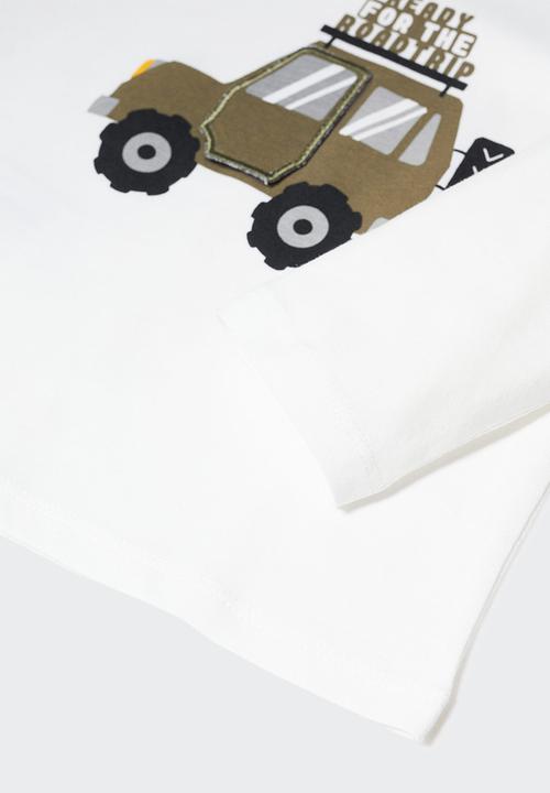 MANGO - T-Shirt Flap - Off White
