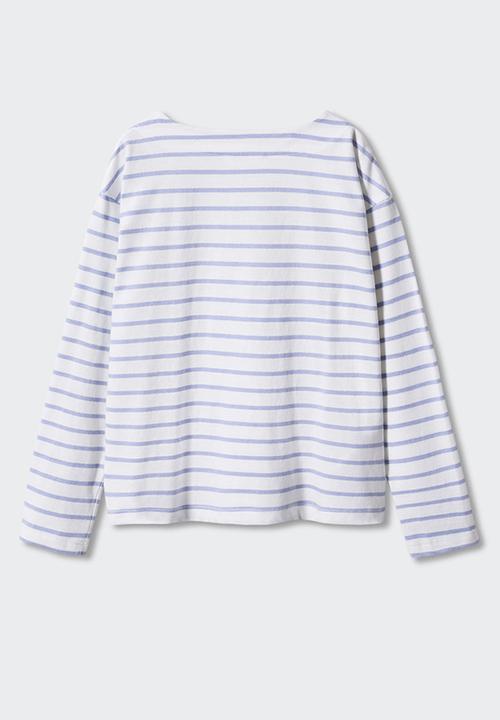MANGO - T-shirt picasso - off white