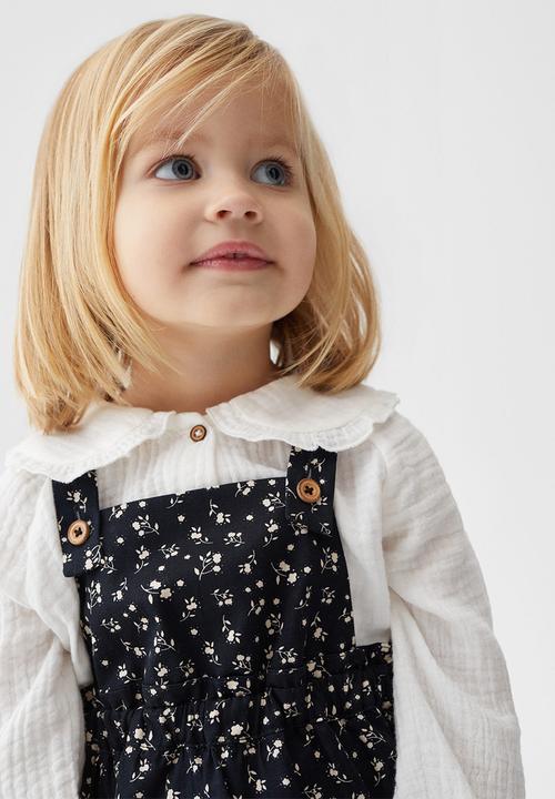 MANGO - Dungarees Idalia - Black