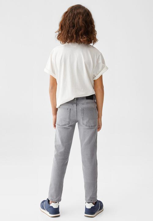 MANGO - Jeans slim4 - light grey