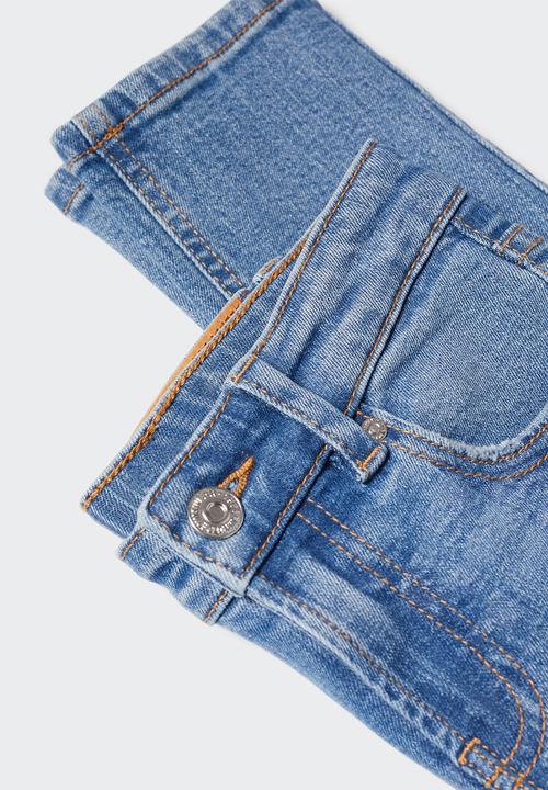 MANGO - Jeans slim4 - medium blue 