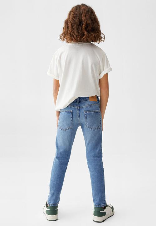 MANGO - Jeans slim4 - medium blue 