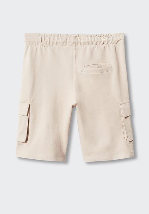 MANGO - Bermuda shorts karl - beige