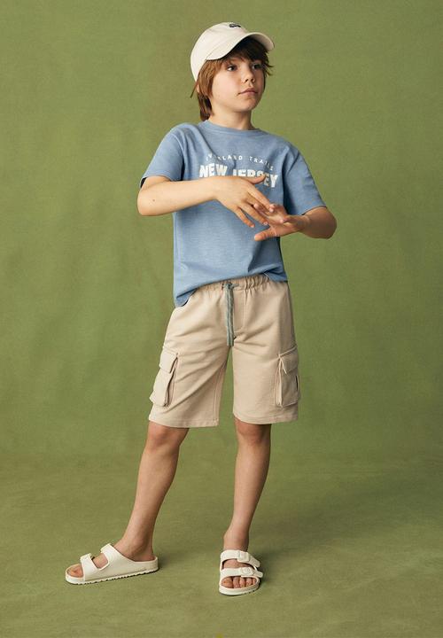 MANGO - Bermuda shorts karl - beige