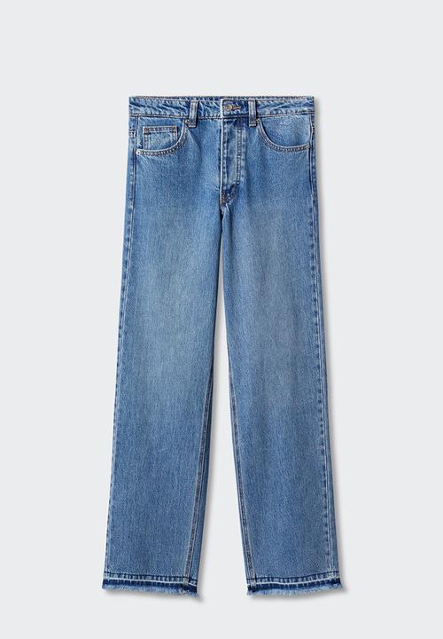 MANGO - Jeans straight - blue