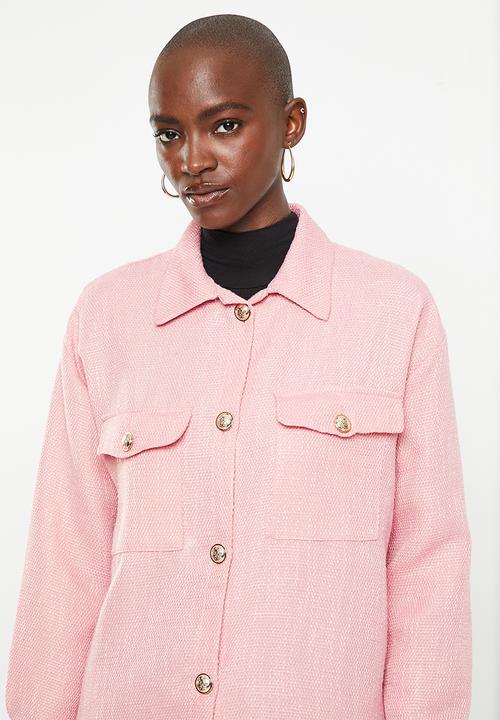 Me&B - Boucle shirt - pink