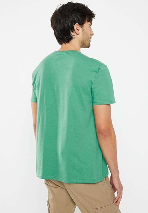 Billabong  - Arch wave short sleeve - washed olive