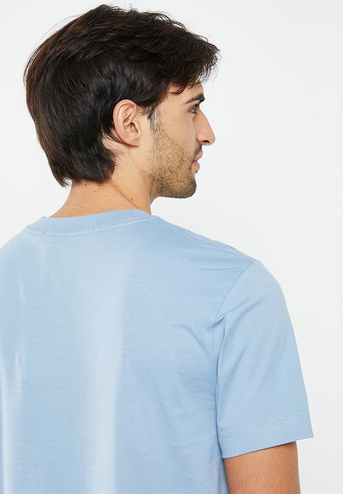 Calvin Klein - Ck address logo tee - iceland blue