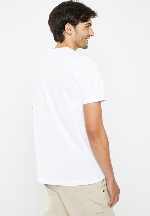 Calvin Klein - Shrunken badge tee - bright white