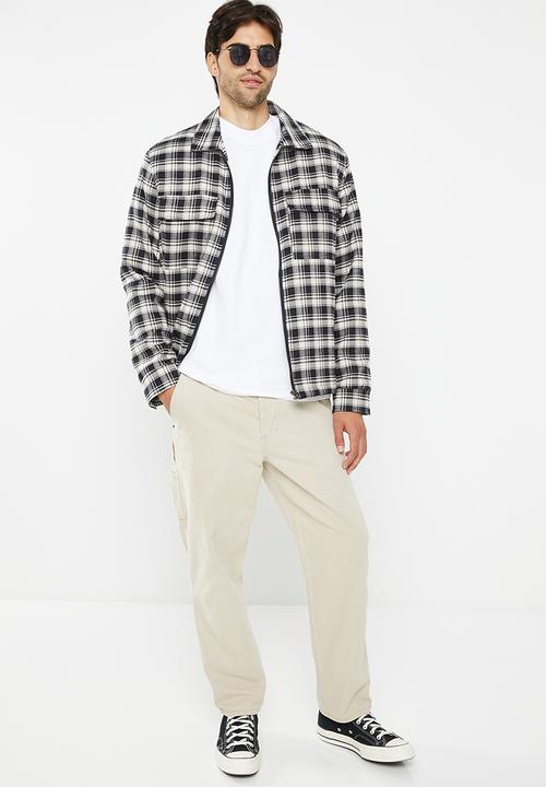 Calvin Klein - Shrunken badge tee - bright white