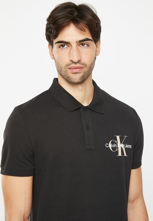 Calvin Klein - Archival monologo polo - ck black