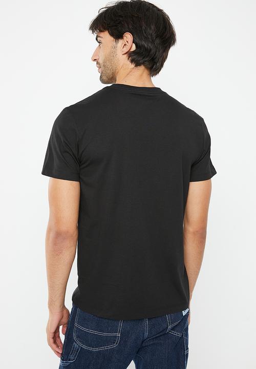 Calvin Klein - Glitched monologo tee - ck black