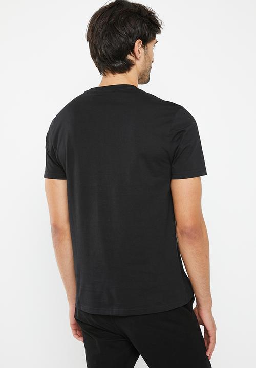 Ben Sherman - Floral flag tee shirt - black