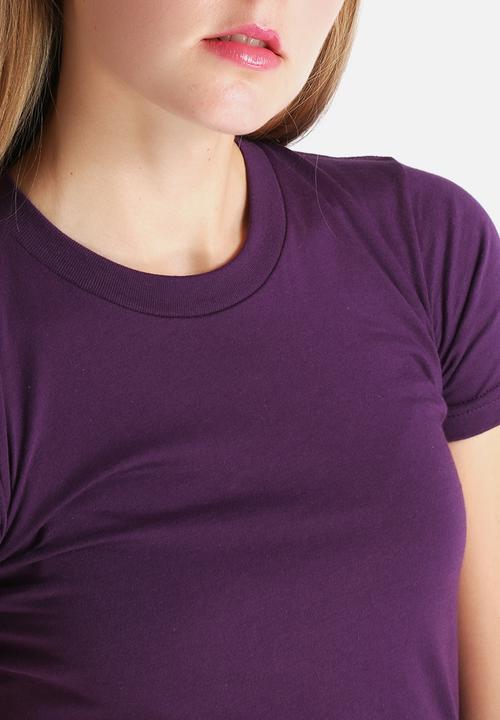 American Apparel - Fine Jersey Short Sleeve Tee