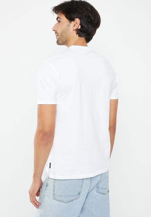 Ben Sherman - Ska check target tee shirt - white