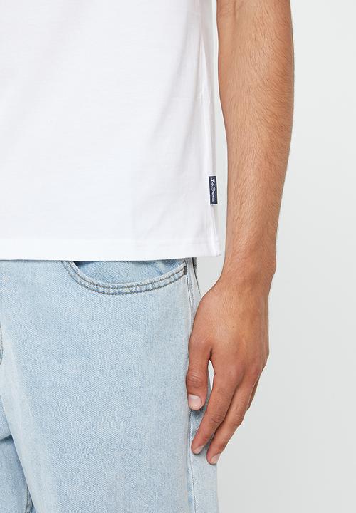 Ben Sherman - Ska check target tee shirt - white