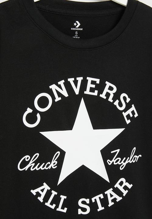 Converse - Teen dissected ctp color tee - black