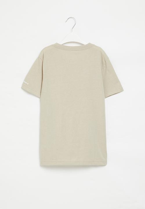 Converse - Teen dissected chuck patch short sleeve - beach stone