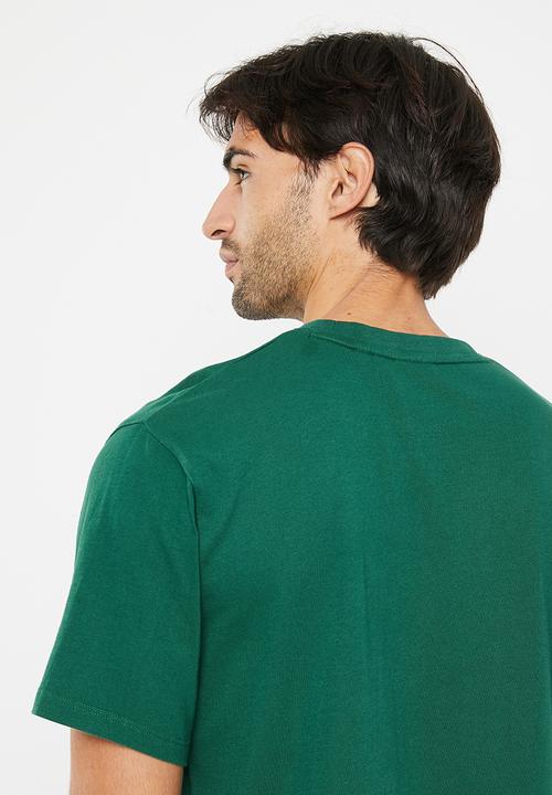 Superdry. - Code sl stacked apq tee - mid pine