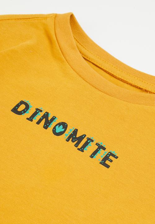 Superbalist - 2 Pack tee - mustard/brown