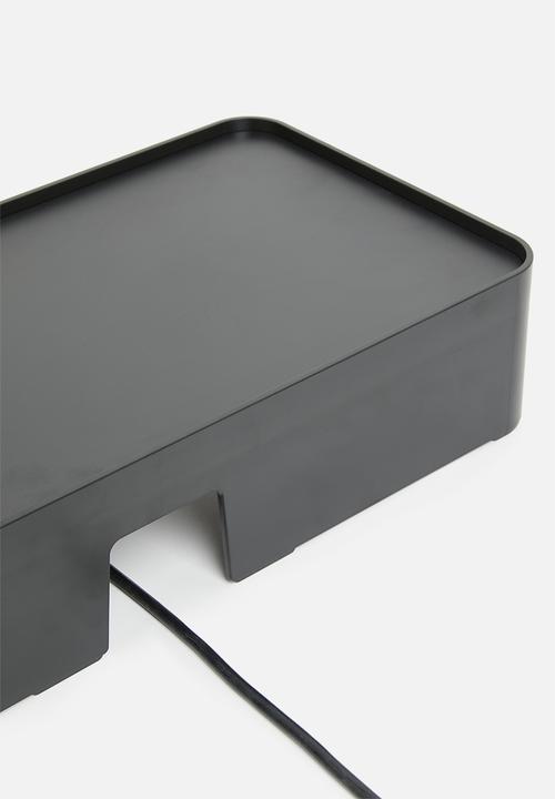 Litem - Monitor stand & desk organiser stand - black
