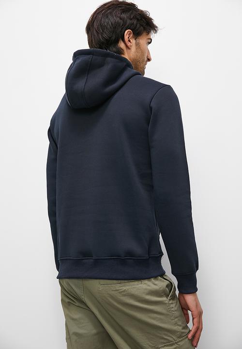 Superbalist - Fashion printed pullover hoodie - navy