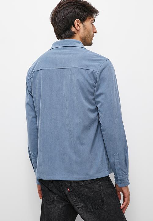 Superbalist - Corduroy long sleeve shirt - blue