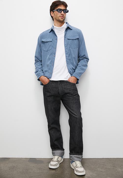 Superbalist - Corduroy long sleeve shirt - blue
