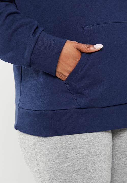 adidas Performance - Plus w blom g hoody - dark blue