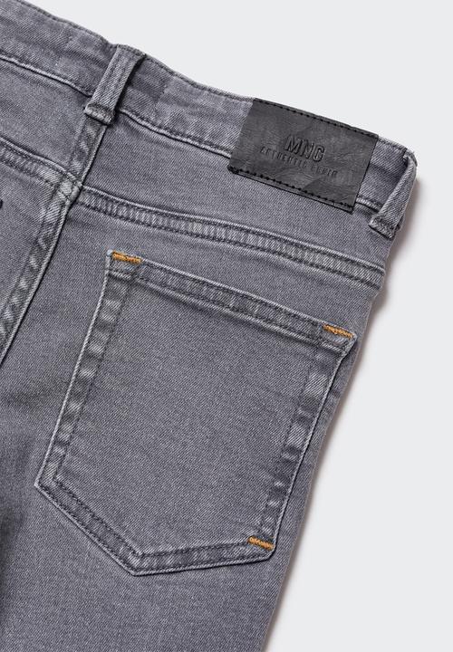 MANGO - Jeans skinny - light grey 