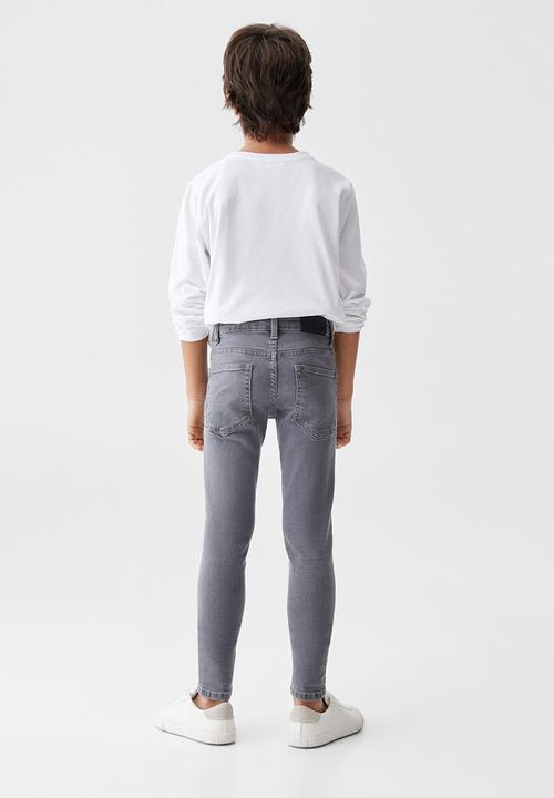 MANGO - Jeans skinny - light grey 