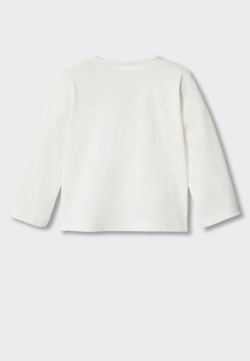 MANGO - T-shirt twinkle - off white