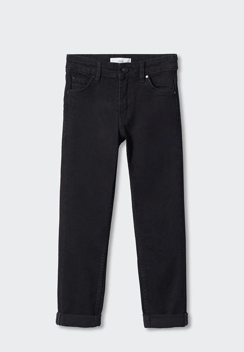 MANGO - Jeans regular - black denim