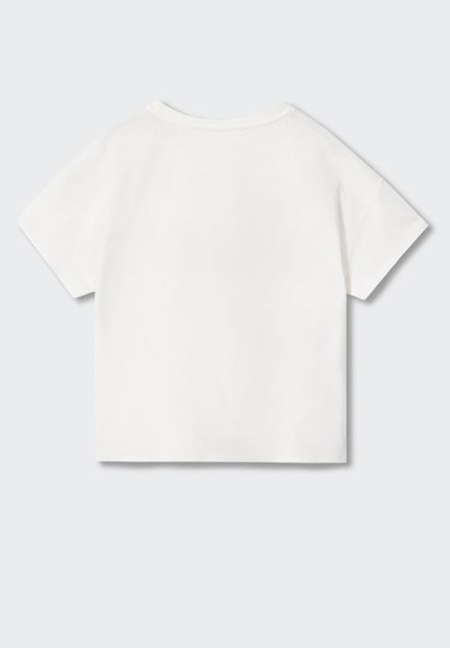 MANGO - T-shirt greatmc - off white
