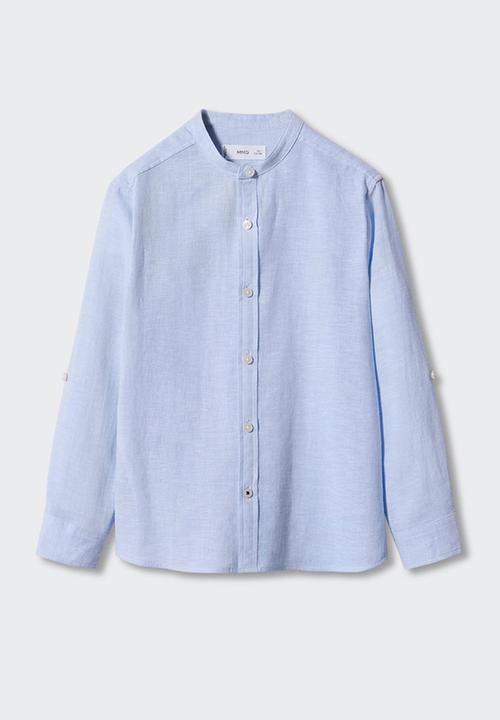 MANGO - Shirt albert - sky blue