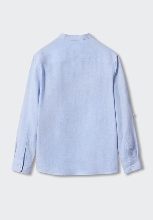 MANGO - Shirt albert - sky blue