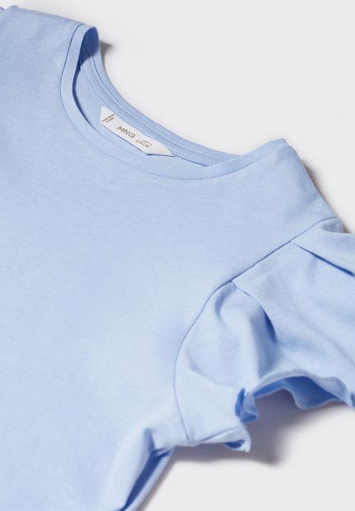 MANGO - T-shirt soft - sky blue