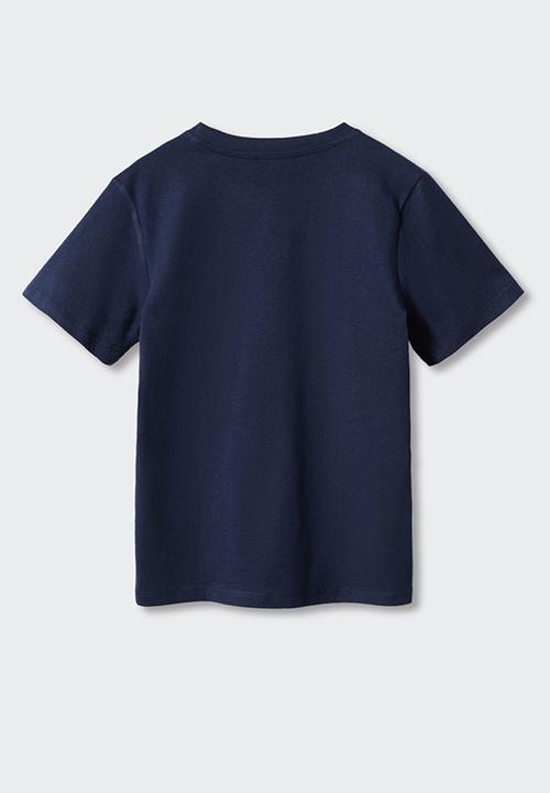 MANGO - T-shirt newyork - navy