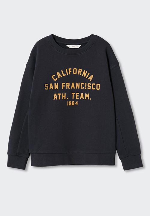 MANGO - Sweatshirt california - black