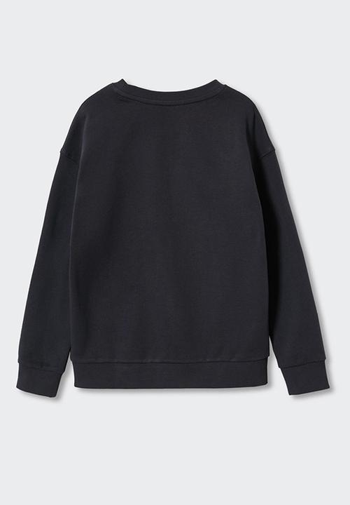 MANGO - Sweatshirt california - black