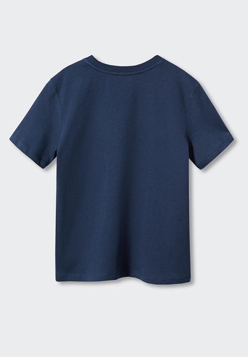 MANGO - T-shirt protecmc - navy