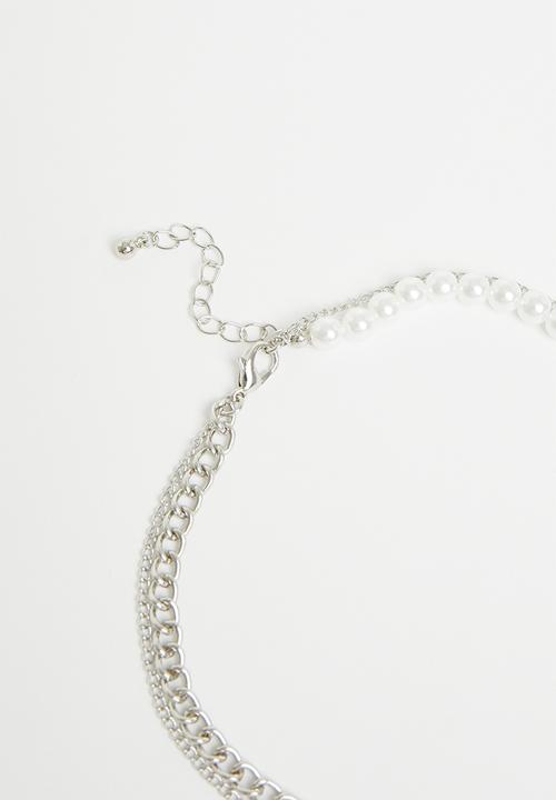 Superbalist - Jack multi chain necklace - silver 