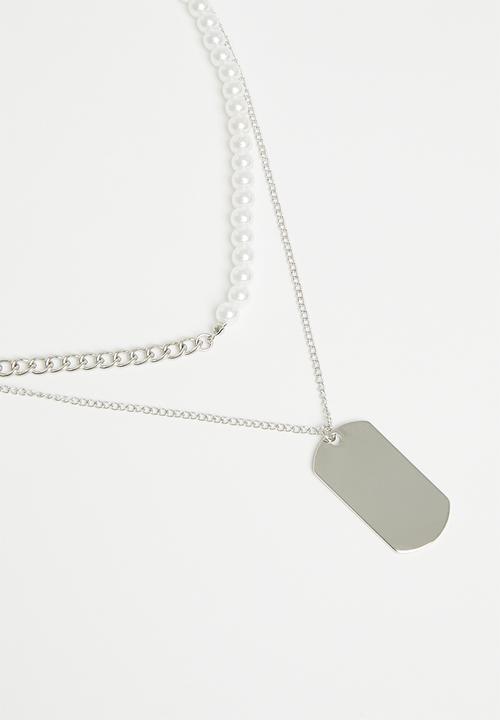 Superbalist - Jack multi chain necklace - silver 