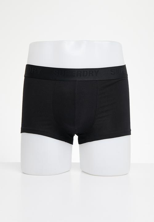 Superdry. - Trunk multi triple pack - black