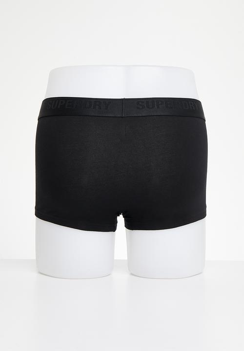 Superdry. - Trunk multi triple pack - black
