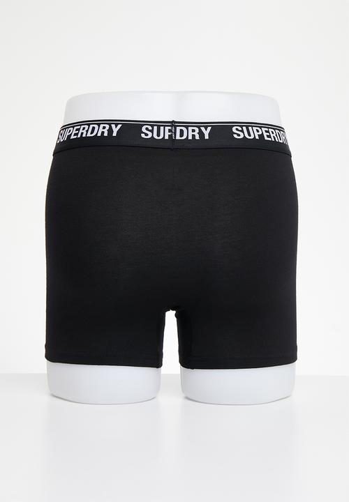 Superdry. - Boxer multi triple pack - black mix
